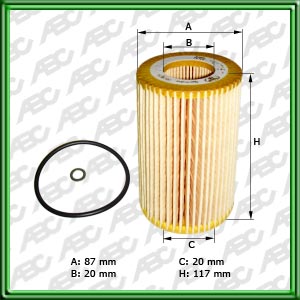 Filtro de ACEITE - CHEVROLET - SAAB