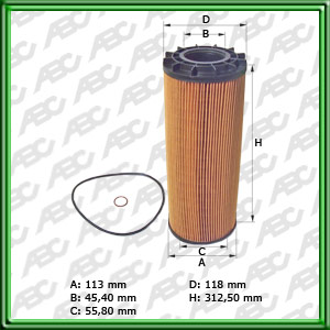 Filtro de ACEITE - CLAAS - MERCEDES BENZ