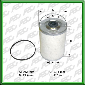 Filtro de COMBUSTIBLE Primario - Secundario - ATLAS COPCO - MERCEDES BENZ