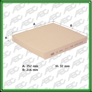 Filtro de FILTRO PARA CABINA - SEAT - VW (VOLKSWAGEN)