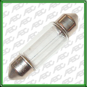 LAMPARA TUBULAR 24 VOLTS LUZ PARA FAROS ANTINIEBLA 5 WATTS SV8.5-8 C5W