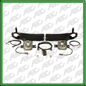 OPTICA LINEA AUTO VOLKSWAGEN GOL III 00 - KIT DE INSTALACION FARO AUXILIAR CON REJAS TODO INCLUIDO.  (  CAJA POR 4 KITS .)