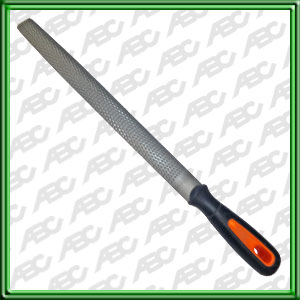 ESCOFINA MEDIA CA?A INDIVIDUAL CON CARTON CON MANGO. LARGO: 250 mm // ANCHO: 8.0 mm // DIENTES POR PULGADA: 12 // TIPO DE PICADO: ENTREFINO