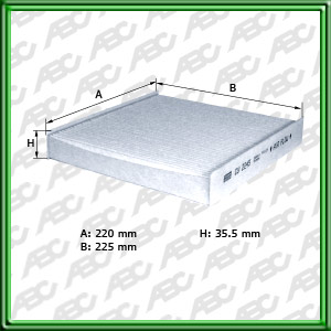Filtro de FILTRO PARA CABINA - CITROEN - PEUGEOT
