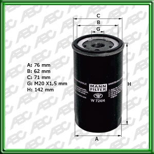 Filtro de ACEITE - FIAT