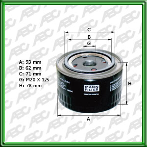 Filtro de ACEITE - RENAULT