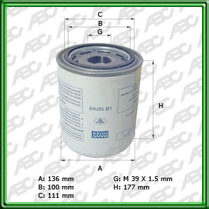 SEPARADOR AIRE-ACEITE PARA COMPRESORES A TORNILLO (3.0m3/min)