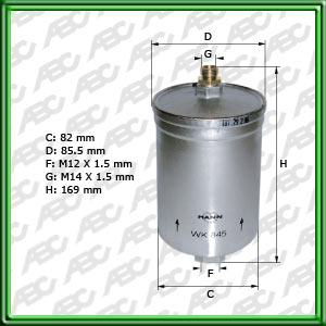 Filtro de COMBUSTIBLE - MERCEDES-BENZ (DAIMLER AG)