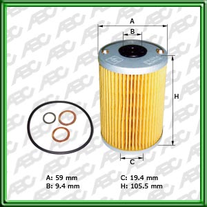 Filtro de ACEITE - MERCEDES-BENZ (DAIMLER AG)