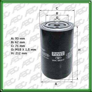 Filtro de COMBUSTIBLE - VOLVO BUS - VOLVO TRUCKS