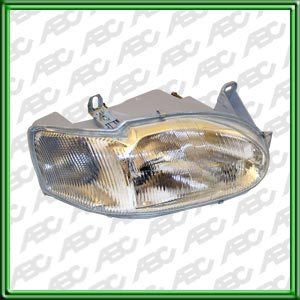 OPTICA LINEA AUTO FORD ESCORT 95 -> DERECHO MANDO MANUAL CON CARCAZA GRIS. PARA LAMPARAS H4 (CAJA POR 4 UNID. )