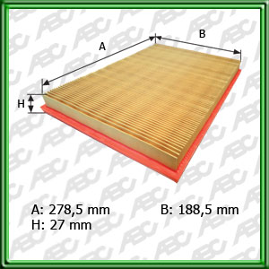 FILTRO DE AIRE VOLKSWAGEN (UE6)