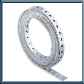 ABRAZADERAS CINTA PERFORADA ZBM LONGITUD TOTAL 15M. AGUJERO DE LA CHAPA 5MM. ANCHO 12MM  ESPESOR DE LA CHAPA 0.5MM.  CONTENIDO  6UNIDADES POR CAJA..