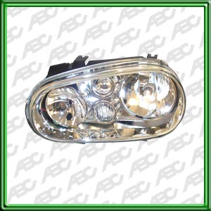 OPTICAS Y FAROS LINEA AUTO VOLKSWAGEN GOLF IV 99 -> IZQUIERDO - MANDO MANUAL / ELÃCTRICO. SIN LUZ AUXILIAR ANTINIEBLA. LÃMPARA H1 / H7 / PYW - MANDO MANUAL / ELÃCTRICO. SIN LUZ AUXILIAR ANTINIEBLA. LÃMPARA H1 / H7 / PYW. CAJA X 4 UNIDADES