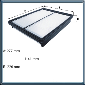 FILTRO DE AIRE HYUNDAI SANTA FE II 2.4 / KIA SORENTO II