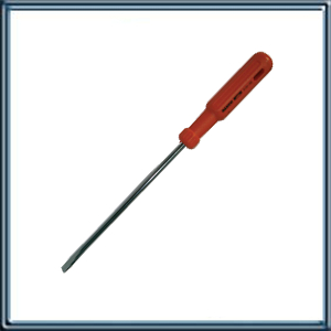 DESTORNILLADOR INDIVIDUAL  PUNTA PLANA CONICA. PLANO 0.8MM X 5MM // LARGO: 233 MM