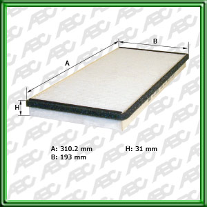 Filtro de FILTRO PARA CABINA - MERCEDES-BENZ (DAIMLER AG)