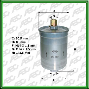 Filtro de COMBUSTIBLE - VW (VOLKSWAGEN)