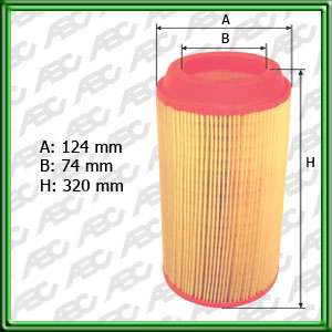 FILTRO DE AIRE GM  BLAZER TURBO 2.8 MWM SPRINT 4.07 TCA 02Â». GRAND BLAZER DLX MWM 4.2I 98Â». S 10 STD/DLX TD INTERCOOLER 2.8 MWM SPRINT 00Â»: NISSAN FRONTIER SE-XE TD 2.8 MWM SPRINT 4.07 TCA 02Â». FRONTIER SE-XE TD 2.8 MWM SPRINT 4.07 TCE CON COMMON RAIL