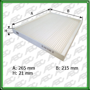 FILTRO DE AIRE PARA HABITACULO FIAT (UE5)