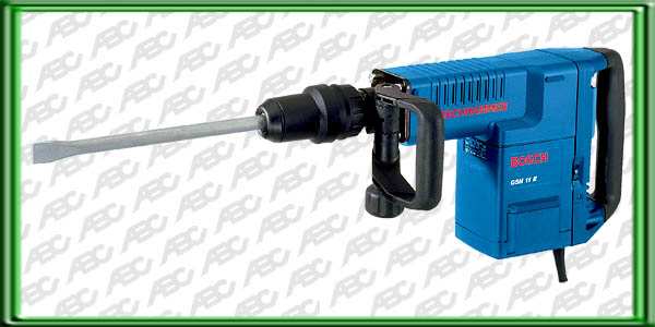 MARTILLO DEMOLEDOR 1500 W / PERCUSION GPM 900-1890 / FUERZA DE IMPACTO: 16.8 J / ENCASTRE: SDS MAX / PESO 10.1 KG / MODELO: GSH 11 E
