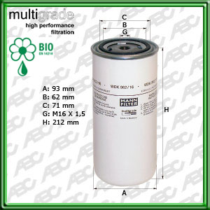 Filtro de COMBUSTIBLE - IVECO