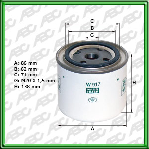 Filtro de HIDRÃUILICO PRESIÃN / SUCCIÃN / LEVANTE - TOYOTA INDUSTRIAL EQUIPMENT - VOLVO PENTA - VOLVO CARS - VOLVO BUS - VOLVO TRUCKS