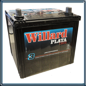 CALCIO PLATA: UB 425 AG (Denominacion Comercial: NS 60 / Dimensiones: Largo 236 mm  Ancho: 126 mm  Alto: 199 mm  Alto Total: 224 mm / Borne Positivo Derecho / Borne Standard / SeÃ±al indicador de carga). MARCA WAO