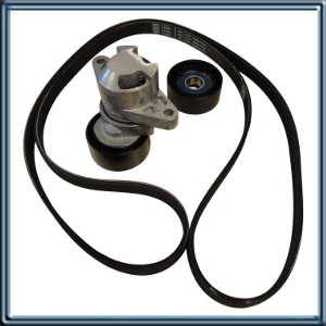 KIT POLY V C/DH/AA RENAULT KANGOO 1.6 16V K4M 2000 EN ADELANTE// SANDERO 1.6 8V K7M 05.2009 EN ADELANTE// LOGAN 1.6 8V K7M 05.2008 EN ADELANTE//SYMBOL 1.6 8V K7M 01.2009 EN ADELANTE//SCENIC 2.0 16V F4R 06.2004 HASTA 11.2009// MEGANE 2.0 16V F4R 02.2005 EN