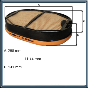 FILTRO DE AIRE SECUNDARIO - VALTRA MAQUINAS AGRICOLAS
