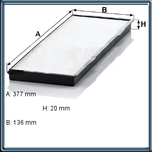 FILTRO DE HABITACULO SCANIA (UE5)