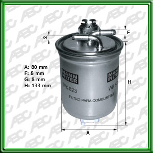 Filtro de COMBUSTIBLE - SEAT - VW (VOLKSWAGEN)