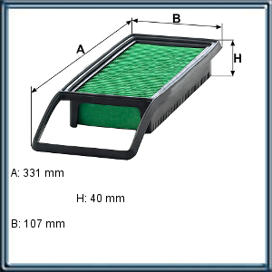FILTRO PRIMARIO DE AIRE HONDA.