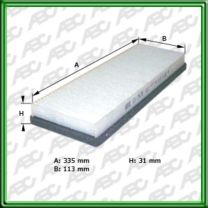 Filtro de FILTRO PARA CABINA - PEUGEOT