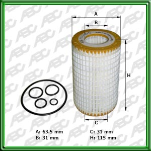 Filtro de ACEITE - MERCEDES-BENZ (DAIMLER AG)