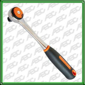 RATCHET MANIJA CRIQUE. LARGO 270MM // TERMINACION : MNIQUELADOS Y CROMADOS. DISE?O CURVO Y SUPERFICIE PULIDAS PRECISO /// MATERIAL :  VANADIO-EXTRA. FORJADO DE PRECISION. TEMPLADOS /// DOS TRABAS Y 80 DIENTES OTORGAN 4.5? DE ANGULO DE ACCION. FUERZA Y UNA