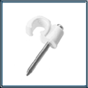 ABRAZADERAS DE NYLON MX C/CLAVO DE ACERO 8 CONTENIDO POR CAJA 50UN.