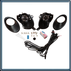 FAROS LINEA AUTO :  PEUGEOT 207  ( 08 / ... )  KIT FAROS AUXILIARES ANTINIEBLA  CON ARO DE SUJECION Y EMBELLECEDOR NEGRO. LAMP. H11. INCLUYE TOO LO NECESARIO PARA INSTALACION. CABLE. TECLA E INSTRUCTIVO. (CONTIENEN FARO AUX.  998.  VIDRIO REPOSIOCN 129304