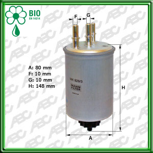 Filtro de COMBUSTIBLE - FORD - HYUNDAI