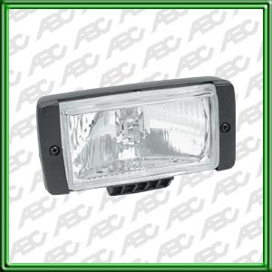 FARO HALOGENO AUXILIAR UNIVERSAL PILOT LARGO ALCANCE - LARGO ALCANCE CRISTAL. PARA LAMPARAS H3. CAJA X 8 UNID.