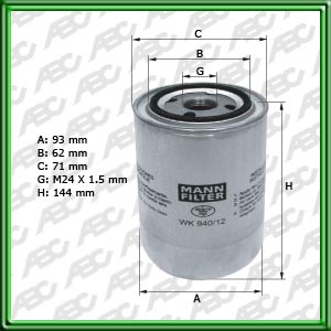 Filtro de COMBUSTIBLE - SCANIA - SCANIA BUS / SCANIA-IRIZAR