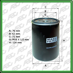 Filtro de COMBUSTIBLE - AGCO - CASE CONSTRUCTION - CASE-IH (CNH GLOBAL) - FIAT-ALLIS/GEOTECH/HITACHI - KOMATSU - LIEBHERR - LINDE - MASSEY-FERGUSON TRAKTOREN - VALMET - VASALLI - VOLVO PENTA - FORD - IVECO - SCANIA - SCANIA BUS / SCANIA-IRIZAR - VOL VO BU