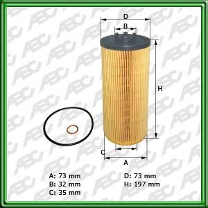 Filtro de ACEITE - AUDI - VW (VOLKSWAGEN)