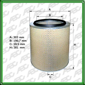 Filtro de AIRE - SCANIA - SCANIA BUS / SCANIA-IRIZAR