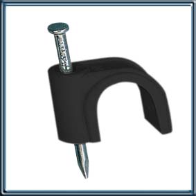 ABRAZADERAS DE NYLON MX C/CLAVO DE ACERO 10 CONTENIDO POR CAJA 25UN.