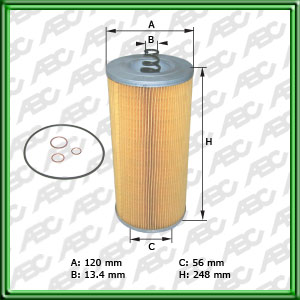 Filtro de ACEITE - CLAAS - LIEBHERR - MERCEDES BENZ