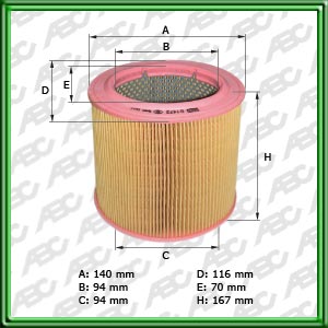 Filtro de AIRE - CITROEN - PEUGEOT