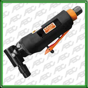 AMOLADORA ANGULAR  NEUMATICA. MEDIDA DE MANDRIL : 6  MM.  VELOCIDAD : 20.000 REVOLUCIONES POIR MINUTOS.  PRESION DE SONIDO : 79 DECIBELES.  CONSUMO DE AIRE 1.13 L/MN. ENTRADA  DE AIRE : 1/4 . DIAMETRO DE MANGUERA 10 MM.  PESO : 0.59  KG