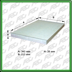 Filtro de FILTRO PARA CABINA - AUDI