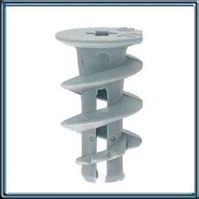 TACO DE NYLON AUTO-ROSCANTE PARA PLACAS DE YESO + TORNILLO TMF20X25 (50 UINIDX CAJA) REEMPLAZA 608512